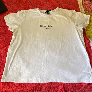 Forever 21 Monet graphic tee size M